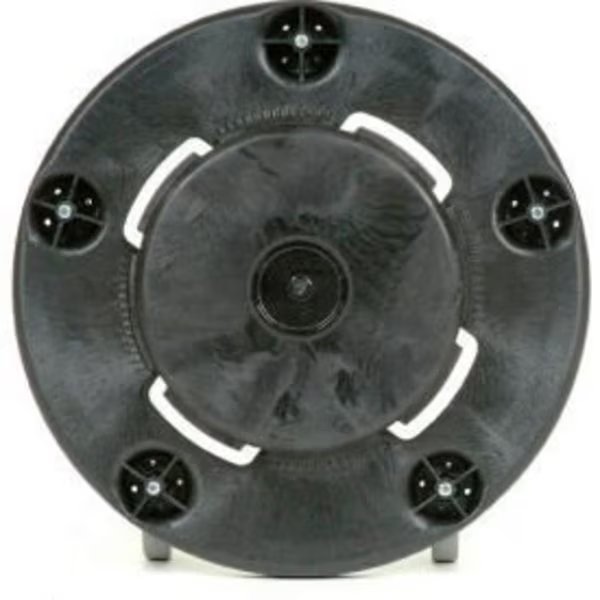 Dolly For 20, 32, 44, 55 Gallon Rubbermaid Round Trash Container, Rubbermaid Commercial, Mfr#: FG264000BLA